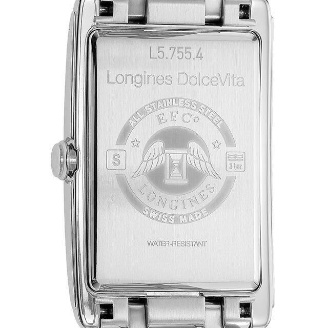 ロンジン ドルチェビータ クォーツ 電池式 腕時計 ブランド レディース LONGINES L5.755.4.57.6 アナログ ブラック 黒 スイス製の画像