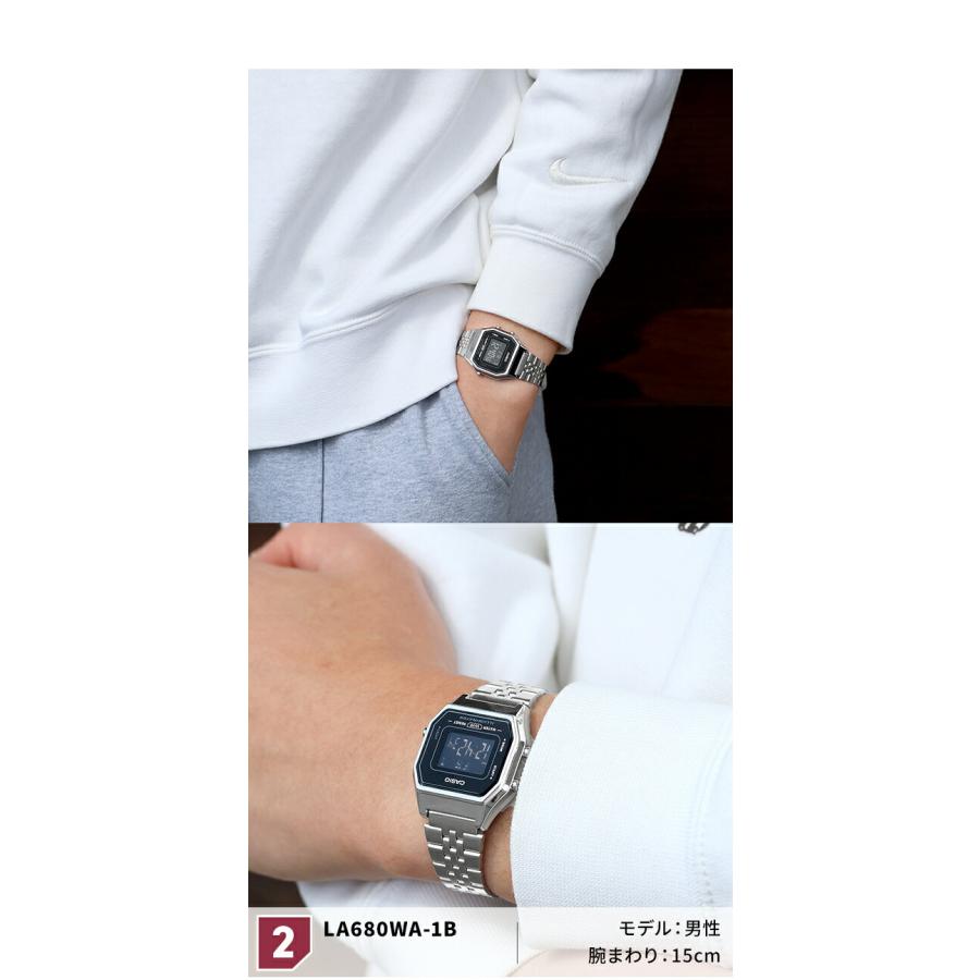 カシオ チープカシオ CASIO ヴィンテージ クォーツ 電池式 LA680W ユニセックス チプカシ メンズ レディース 腕時計 カシオ casio 選べるモデルの画像