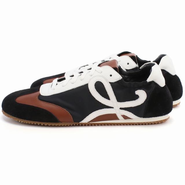 LOEWE ロゴデザイン スニーカー 黒/白 25068717_55286168_600.jpg