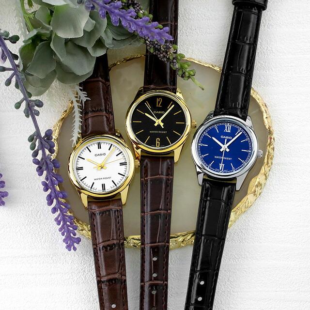 カシオ チープカシオ CASIO クォーツ 電池式 LTP-V005L-GL