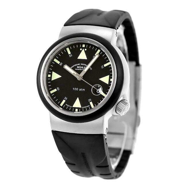 【新品】ミューレ・グラスヒュッテ Muhle Glashutte 腕時計 メンズ M1-41-03-KB 自動巻き ブラックxブラック アナログ表示 MUHLE GLASHUTTE（ミューレ グラスヒュッテ） S.A.R. Rescue-Timer