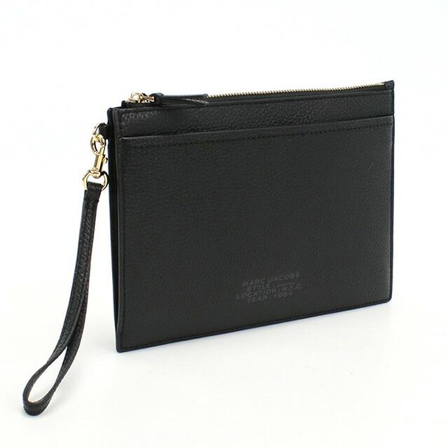 マーク・ジェイコブス ポーチ レディース ブランド MARC JACOBS THE SMALL WRISTLET レザー ベトナム 2S3SMP036S01 BLACK ブラック バッグ MARC JACOBS（マーク・ジェイコブス） ポーチ レディース ブランド