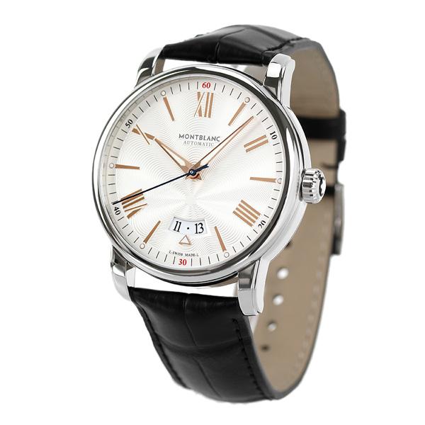 モンブラン 107118自動巻腕時計 ホワイトシェル文字盤 MONTBLANC（筆記具、時計） モンブラン 時計 4810 42mm 自動巻き