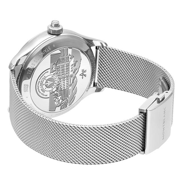 モンブラン ヘリテイジ 自動巻き 機械式 腕時計 ブランド メンズ クロノグラフ 119952 アナログ シルバー スイス製 [92c24] 父の日 プレゼント 実用的｜nanaple｜04
