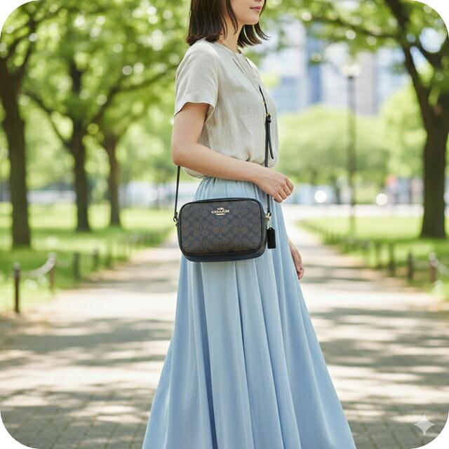 美品！ ☆COACH☆ コーチ シグネチャー ショルダーバッグ COACH（コーチ） ショルダーバッグ メッセンジャーバッグ レディース