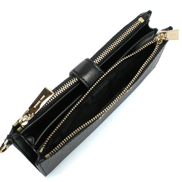 MICHAEL KORS ブラック長財布 MICHAEL KORS マイケル・コース 長財布ニ折小銭入付き