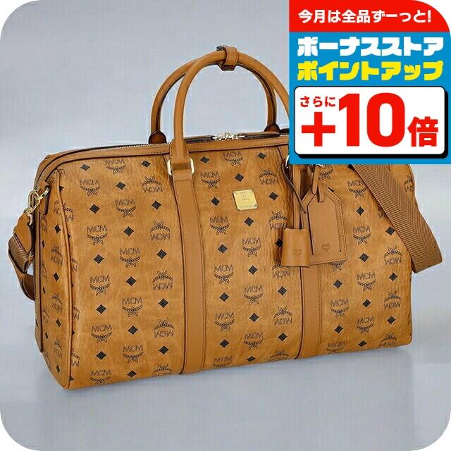 バッグ エム・シー・エム MCM ボストンバッグ ブラウン