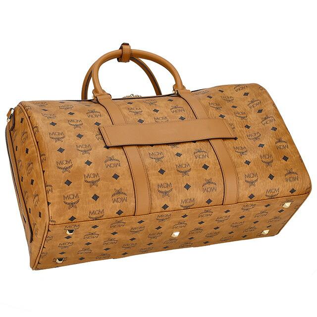 MCM/ボストンバッグ/ハンドバック/レザー/キャメル/メンズ MCM