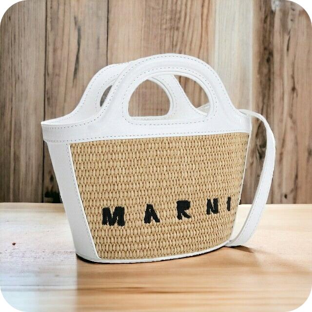 MARNI（マルニ） ブランド カゴバッグ レディース コットン52