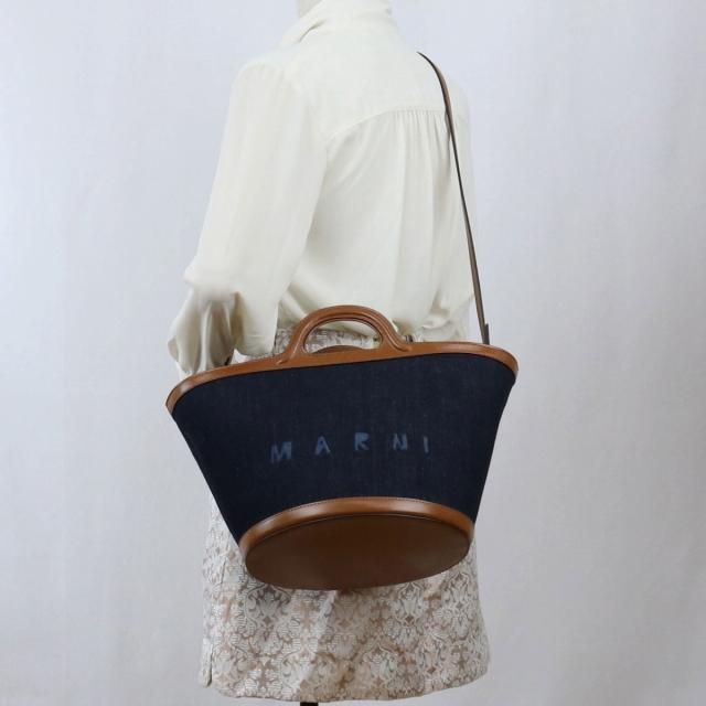 MARNI（マルニ） ブランド トートバッグ レディース コットン カーフ