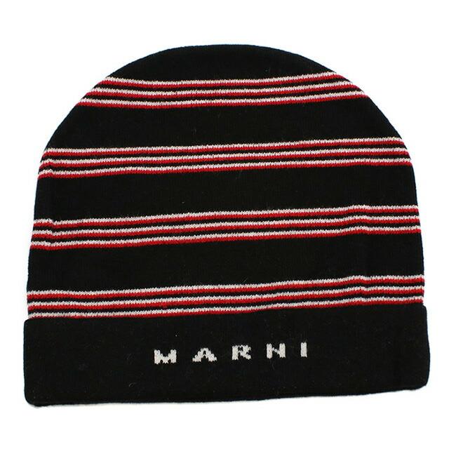 マルニ ニットキャップ ベビー ブランド MARNI M01238 ブラック 帽子 選べるモデルの画像