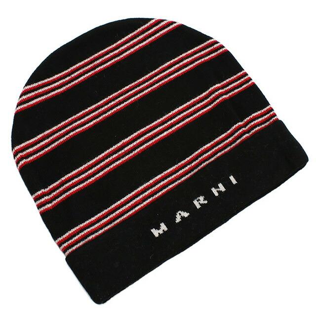 マルニ ニットキャップ ベビー ブランド MARNI M01238 ブラック 帽子 選べるモデルの画像