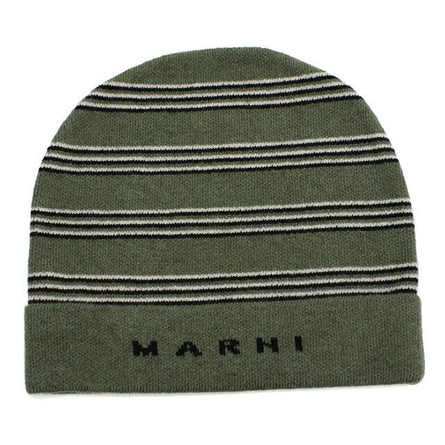 マルニ ニットキャップ ベビー ブランド MARNI M01238 グリーン 帽子 選べるモデルの画像