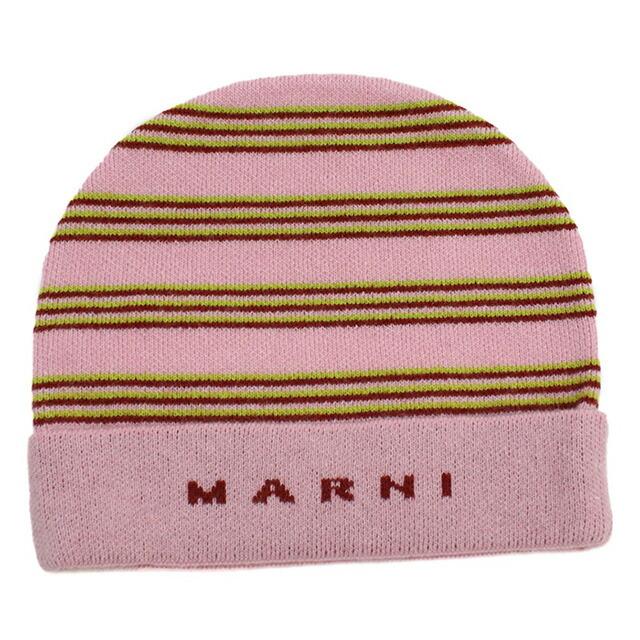 マルニ ニットキャップ キッズ ブランド MARNI M01238 ピンク 帽子 選べるモデルの画像