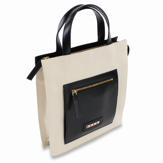MARNI（マルニ） ブランド トートバッグ レディース コットン レザー