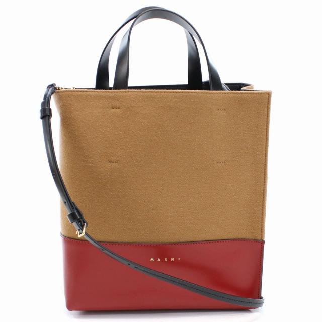 MARNI（マルニ） ブランド トートバッグ レディース ウール80 