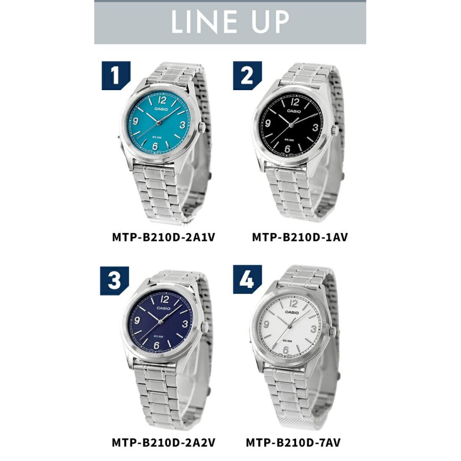 CASIO（カシオ） チープカシオ スタンダード クォーツ 電池式 MTP-B210