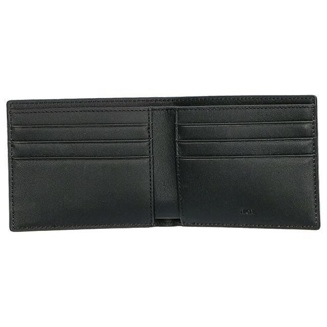 MCM 二つ折り財布 ブラック レザー MCM ブラックレザー 二つ折り財布