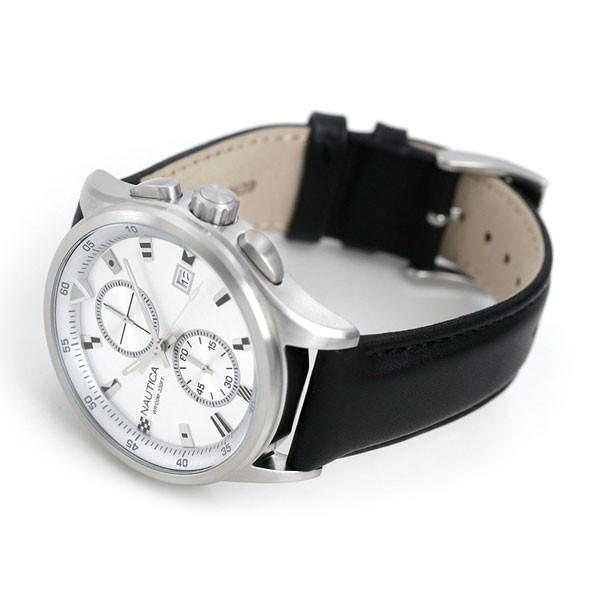 ノーティカ NAUTICA メンズ 腕時計 クロノグラフ 100m防水 旗 44mm