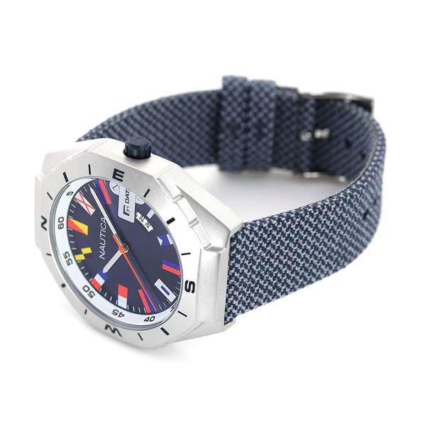 ノーティカ 時計 ラブズ ザ オーシャン 44mm フラッグ 旗 メンズ 腕時計 NAPLSS002 NAUTICA ブルー