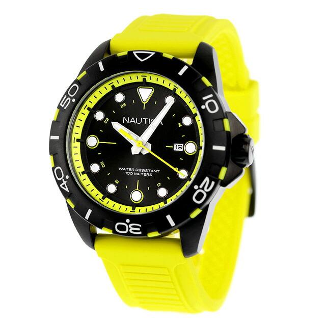 【新品】ノーティカ NAUTICA 腕時計 メンズ NAPNRS403 エヌエスアール クオーツ ブラックxイエロー アナログ表示 NAUTICA（ノーティカ） エヌエスアール クオーツ 腕時計 ブランド