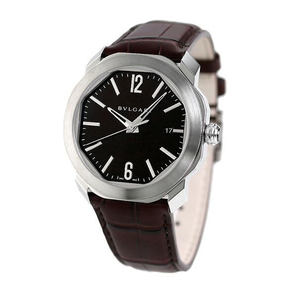 【新品】ブルガリ BVLGARI 腕時計 メンズ OC41C1SLD オクト ローマ 41mm OCTO ROMA 41mm 自動巻き（手巻き付） ブラックxダークブラウン アナログ表示 オクト ブルガリ 時計 ローマ 41mm 自動巻き 機械式 メンズ 腕時計