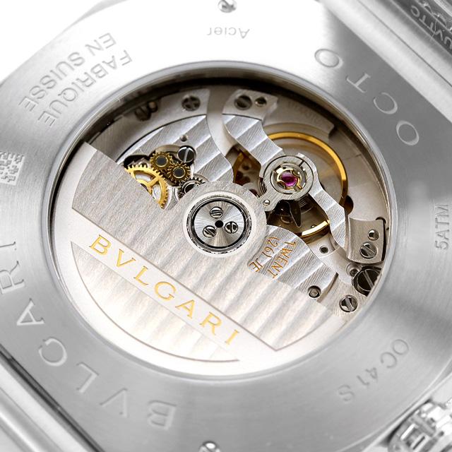 ブルガリ オクト ローマ 自動巻き 腕時計 ブランド メンズ BVLGARI OC41C3SSD アナログ ブルー スイス製｜nanaple｜07
