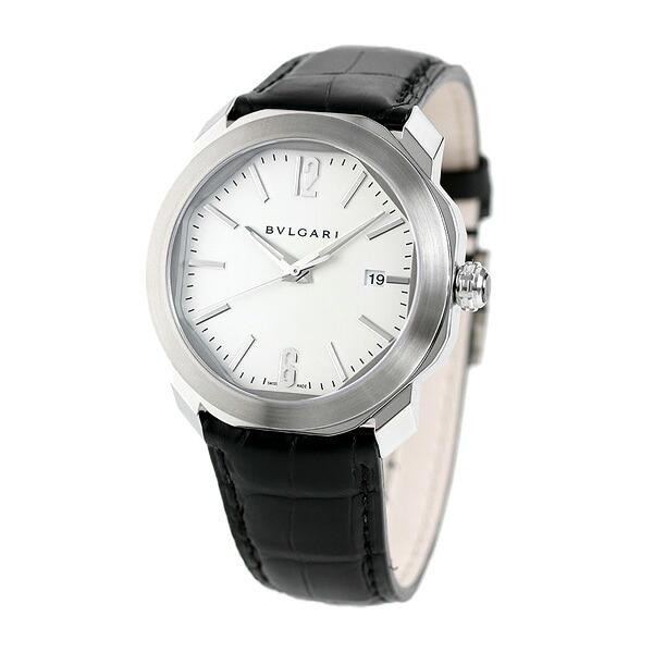 【新品】ブルガリ BVLGARI 腕時計 メンズ OC41C6SLD オクト ローマ 41mm OCTO ROMA 41mm 自動巻き（手巻き付） ホワイトxブラック アナログ表示 オクト ブルガリ 時計 ローマ 41mm 自動巻き 機械式 メンズ 腕時計