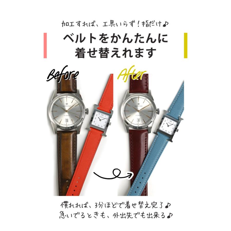 Bulova 腕時計 電池新品交換済み　 レザーベルト新品交換済み 腕時計 革ベルト 加工サービス ワンタッチ 記念品 プレゼント ギフト