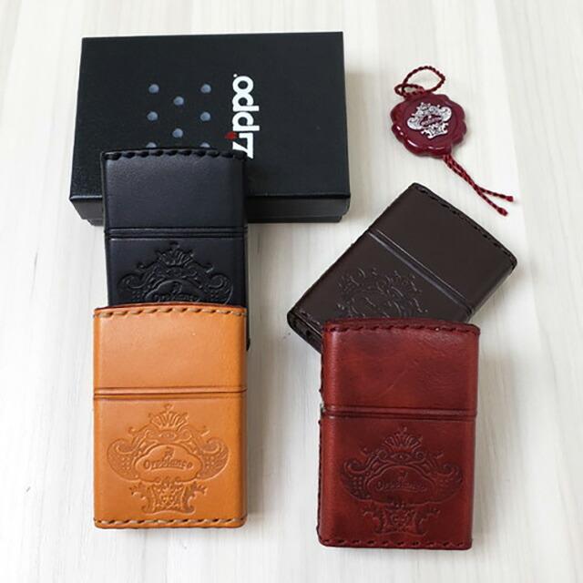 オロビアンコ ライター メンズ レディース ブランド Orobianco 真鍮、牛革 ZIPPO 革巻き ORZ-001 CA 【Playboy】 キャメル 小物