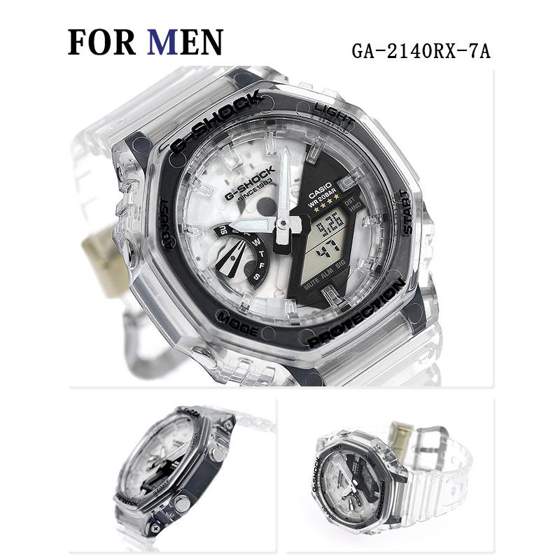 ペアウォッチ カシオ Gショック クオーツ 夫婦 メンズ レディース 腕時計 ブランド 名入れ 刻印 G-SHOCK GA-2140RX-7ADR GMA-S2140RX-7ADR｜nanaple｜02