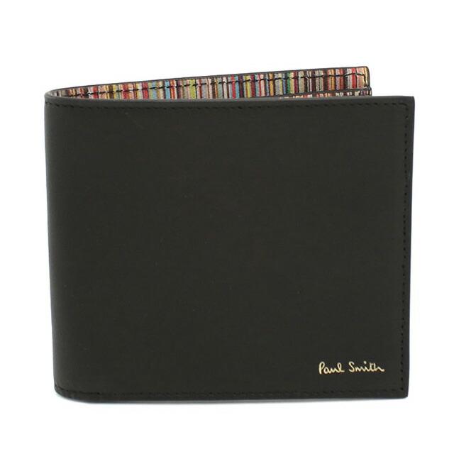 Paul Smith（ポール・スミス） 二つ折り財布小銭入付き コンパクト