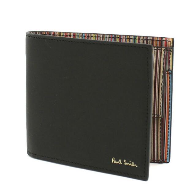 Paul Smith（ポール・スミス） 二つ折り財布小銭入付き コンパクト
