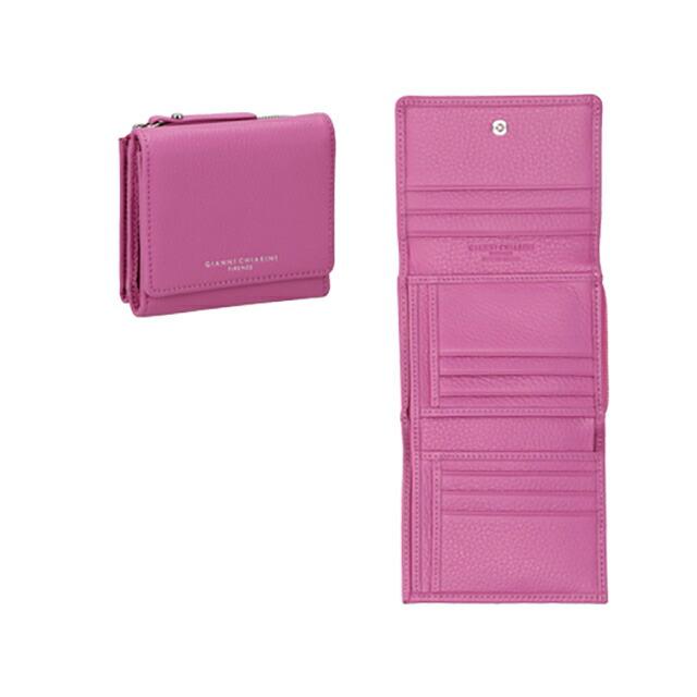 【新品】GIANNI CHIARINI ジャンニ キアリーニ 財布 ピンク GIANNI CHIARINI（ジャンニ キアリーニ） 三つ折り財布 レディース