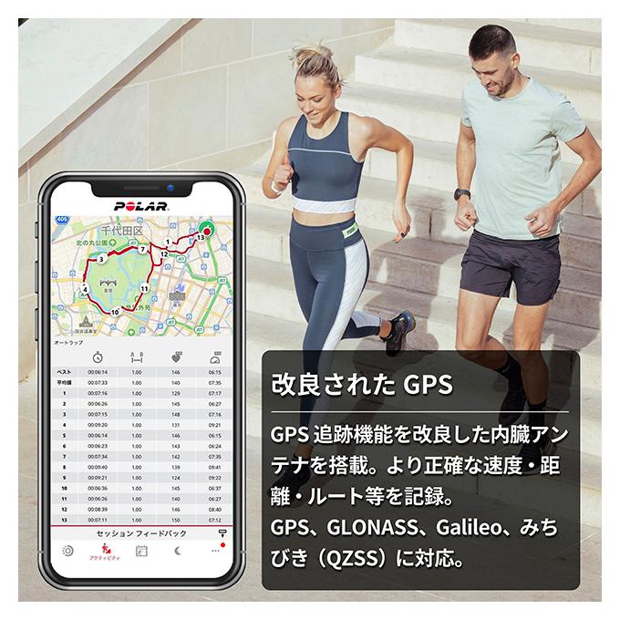 ポラール ペーサー PACER PRO カーボンブラック S-L スマートウォッチ メンズ レディース GPS Bluetooth POLAR 900102178 記念品 プレゼント ギフトの画像