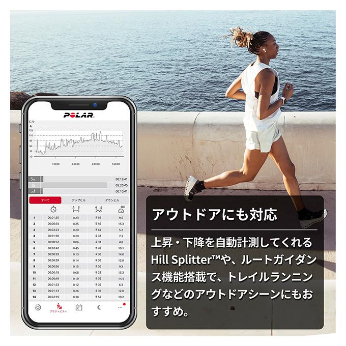 ポラール ペーサー PACER PRO カーボンブラック S-L スマートウォッチ メンズ レディース GPS Bluetooth POLAR 900102178 記念品 プレゼント ギフトの画像