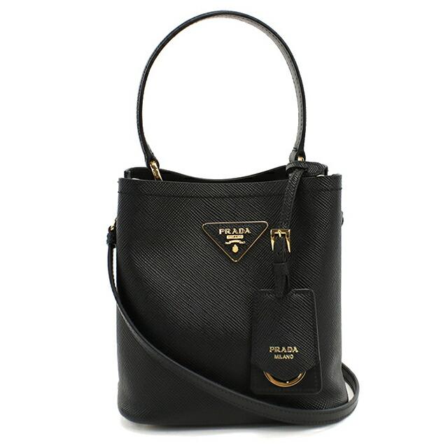 ゆ*ん様 PRADA プラダ 2WAY ハンドバッグ ショルダーバッグ 黒 PRADA（プラダ） ハンドバッグ レディース ブランド PRADA 2WAY 1BA217