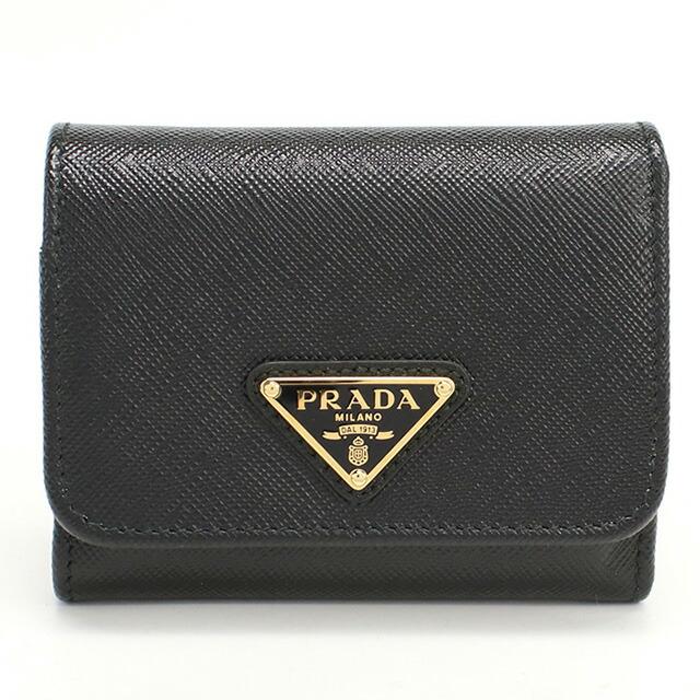 PRADA さらに+6倍 プラダ 三折財布小銭入付き レディース PRADA さらに+6倍 プラダ 三折財布小銭入付き レディース