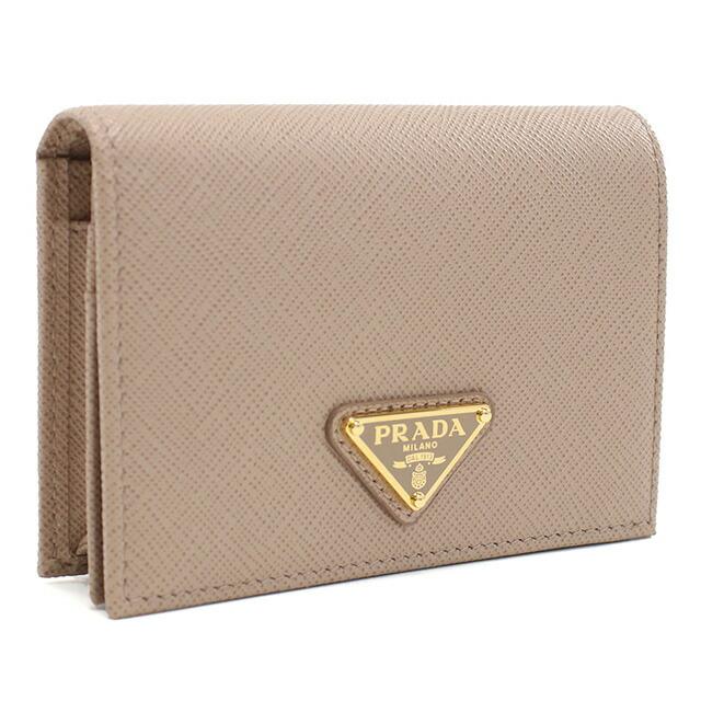 PRADA（プラダ） 二つ折り財布小銭入付き コンパクト レディース PRADA
