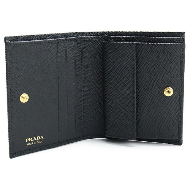 PRADA（プラダ） 二つ折り財布 二折財布小銭入付き 二つ折り財布 二折