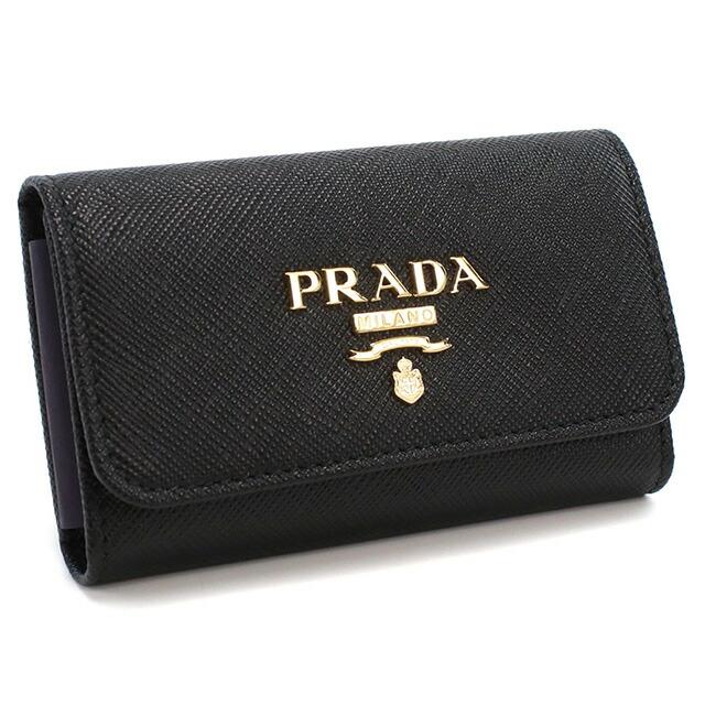 PRADA（プラダ） 4連キーケース レディース ブランド PRADA SAFFIANO