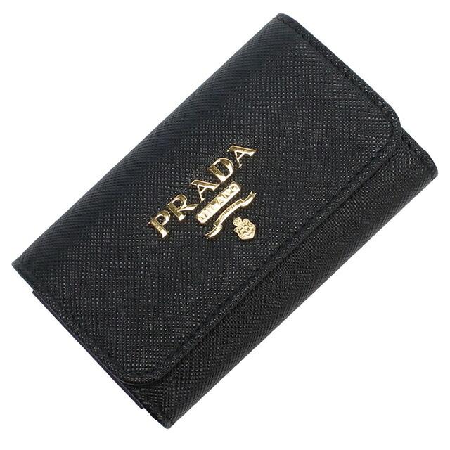 PRADA（プラダ） 4連キーケース レディース ブランド PRADA SAFFIANO