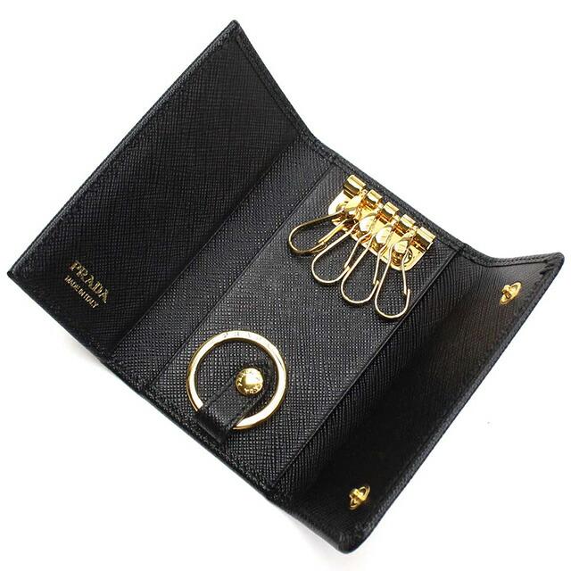 PRADA（プラダ） 4連キーケース レディース ブランド PRADA SAFFIANO
