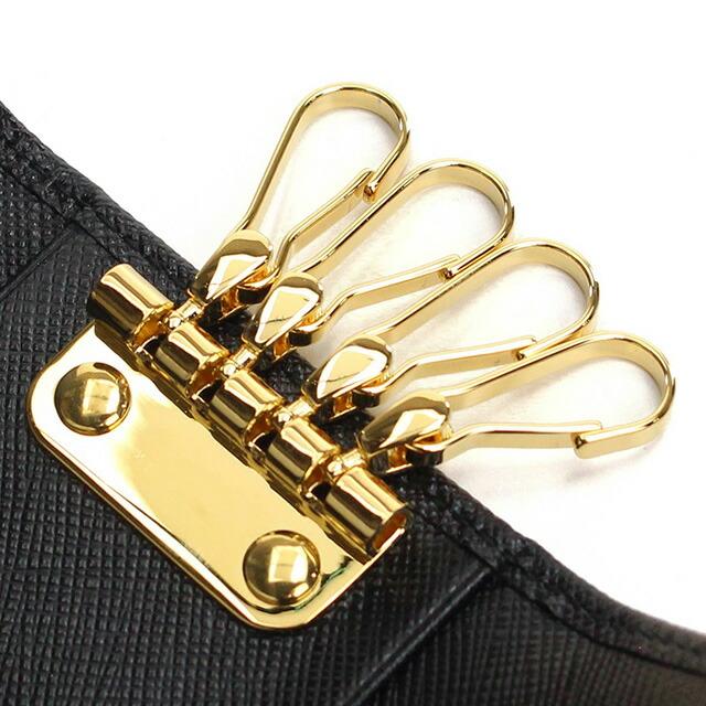 PRADA（プラダ） 4連キーケース レディース ブランド PRADA SAFFIANO