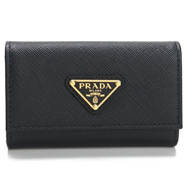 PRADA（プラダ） 4連キーケース コンパクト レディース ブランド PRADA