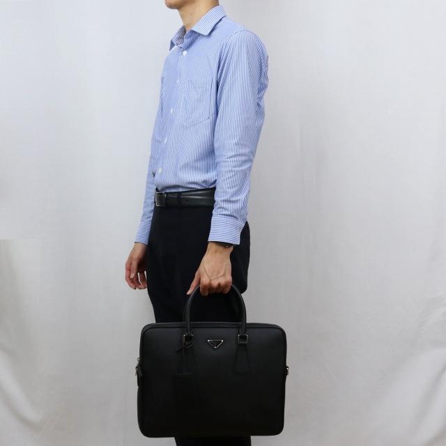 PRADA（プラダ） ブランド ブリーフケース メンズ SAFFIANO TRAVEL