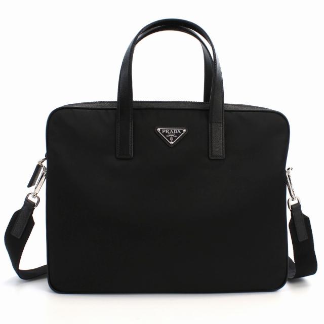 PRADA（プラダ） ブランド ブリーフケース メンズ TESSUTO+SAFFIANO