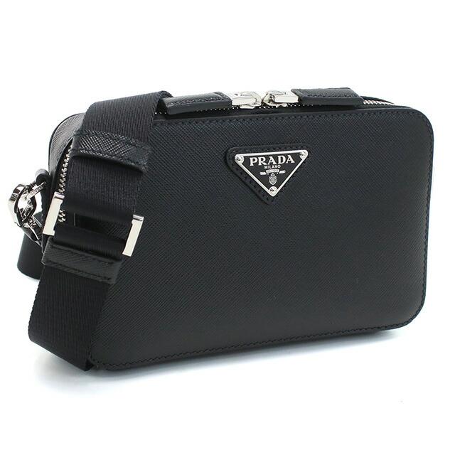 PRADA プラダ ウエストポーチ 斜めがけ ショルダーバッグ ナイロン 黒 関税負担なし☆PRADA プラダ ナイロンクロスボディパック (PRADA