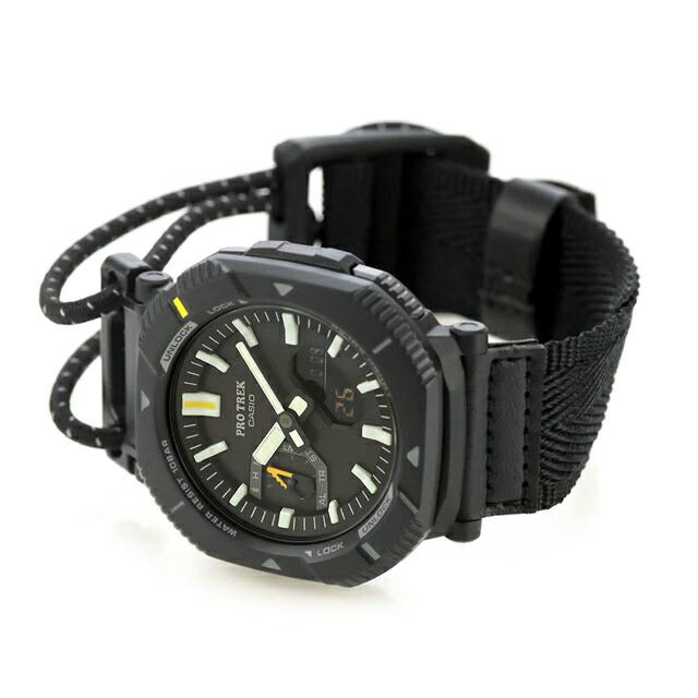 【美品】カシオ PRO TREK タフソーラー PRJ-B001 プロトレック ハイカーライン PRJ-B001-1JF メンズ ソーラー Bluetooth