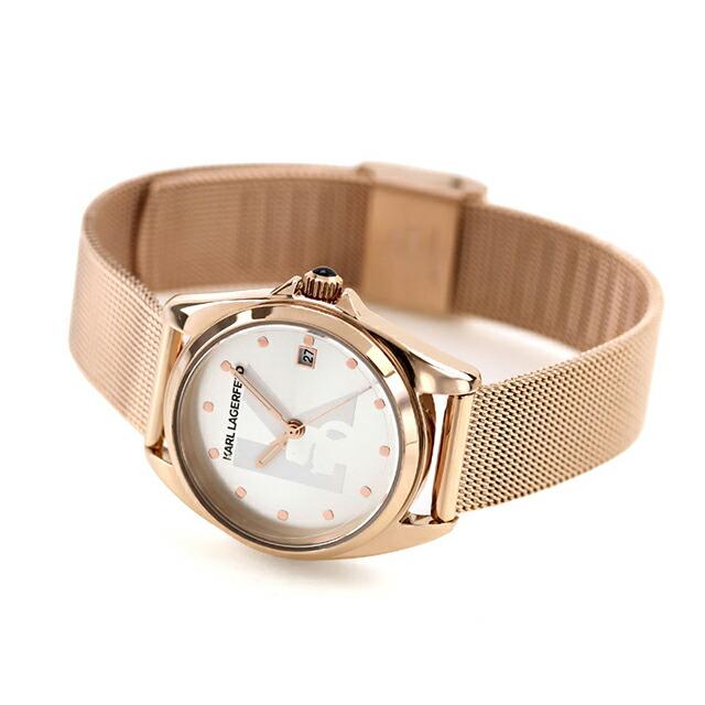 新品】 KARL LAGERFELD 腕時計 レディース R0553107503 ラウンド